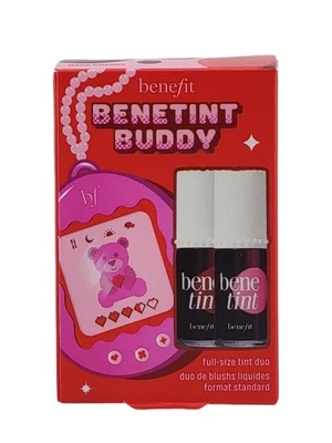 Benefit Benetint Buddy Duo Full Size Tint Original Rose & Dark Cherry 6mL NIB - Image 1 of 3