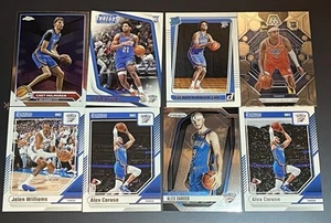 Thunder Card Lot Of 18 - Chet (RC), Giddey (RC), J Dub - Picture 1 of 6