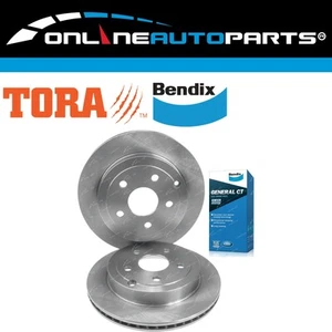 Rear Rotors & Bendix GCT Pad for Commodore Calais Caprice Berlina VE VF WM 06~17 - Picture 1 of 2