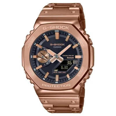 G-Shock Full-Metal Bluetooth Solar Rose Gold CasiOak Watch GShock GM-B2100GD-5A Foto 1 de 4