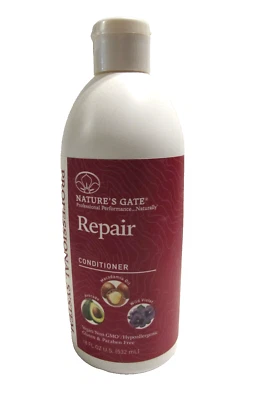 Acondicionador de reparación Natures Gate vegano aguacate macadamia violeta salvaje descontinuado Foto 1 de 4