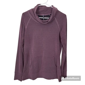kuhl Damen Alea Pullover Windhalsausschnitt Sweatshirt lila Känguru Tasche klein - Bild 1 von 5