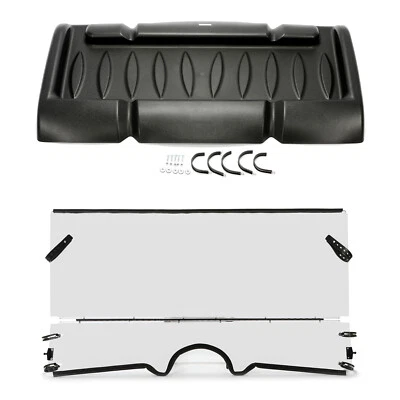 For 2004-2013 Yamaha Rhino 450 660 700 Top Roof + 1/4" Front Folding Windshield - Image 1 of 4