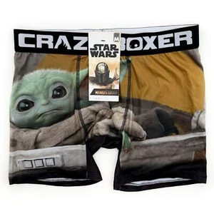 Disney Star Wars Boxer Briefs Mens Size Medium The Mandalorian Grogu Baby Yoda - Picture 1 of 8