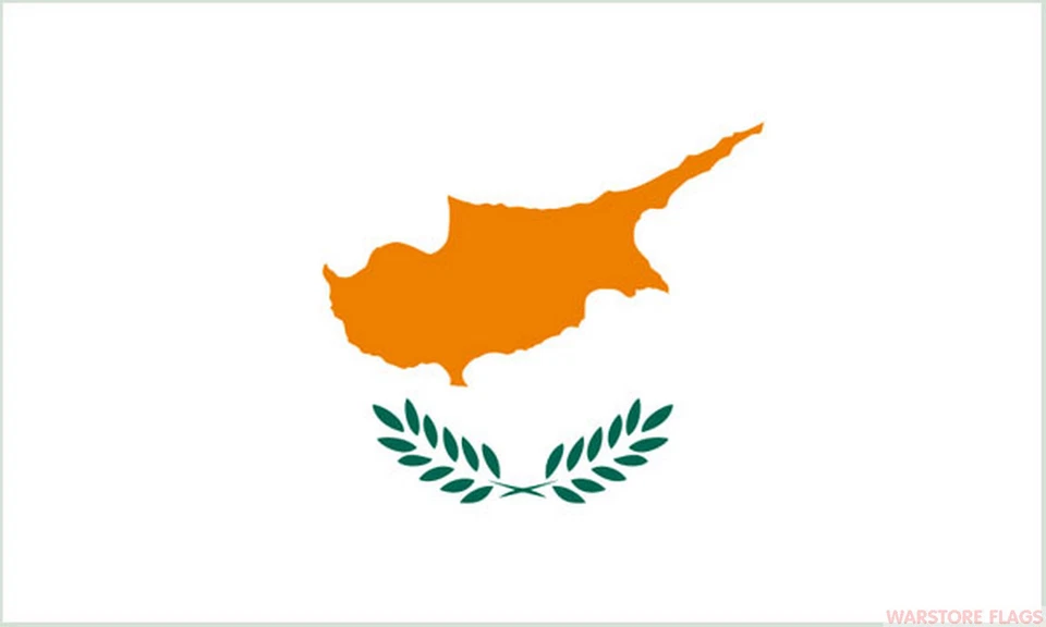 CYPRUS FLAG 3X2 feet 90cm x 60cm FLAGS CYPRIOT - Image 1 of 1