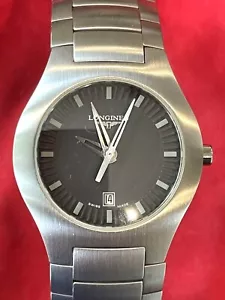Longines Opposition Uhr Unisex L3 505 4 22mm Zifferblatt Edelstahl um 1990 - Bild 1 von 9