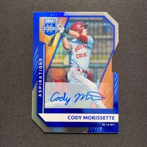 2021 Elite Extra Edition Cody Morissette /79 Auto Blue Aspirations Die Cut #52 - Bild 1 von 3