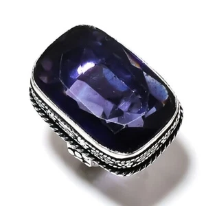 Amethyst Gemstone Handmade 925 Sterling Silver Gift Jewelry Ring Size 6 d191 - Picture 1 of 7