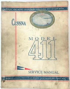 Cessna modelo 411 manual de servicio, 1966 - Imagen 1 de 12