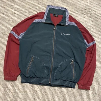 Sergio Tacchini Multifunction mens Vintage 80s Nylon Olympic Light Track Jacket - Image 1 of 4