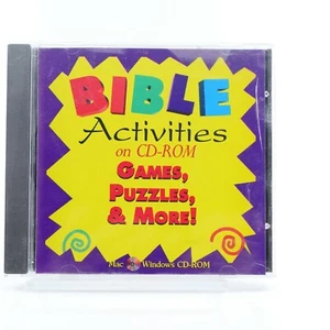 Bible Activities on CD-ROM - Games Puzzles and More Perfect! - Picture 1 of 6