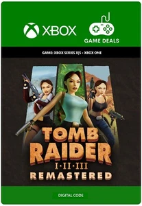 TOMB RAIDER I-II-III 1-2-3 REMASTERED XBOX ONE AND SERIES X|S - Picture 1 of 4
