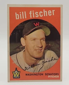 1959 Topps Baseball #230 Bill Fischer Washington Senators Trading Card MLB - Picture 1 of 6