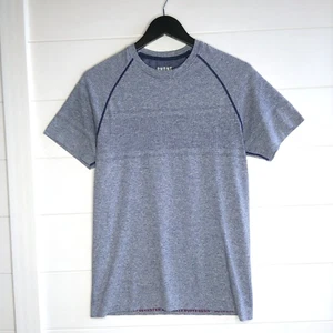 Rhone Herren Größe Small grau blau kurzärmliges Performance Active Stretch T-Shirt - Bild 1 von 9