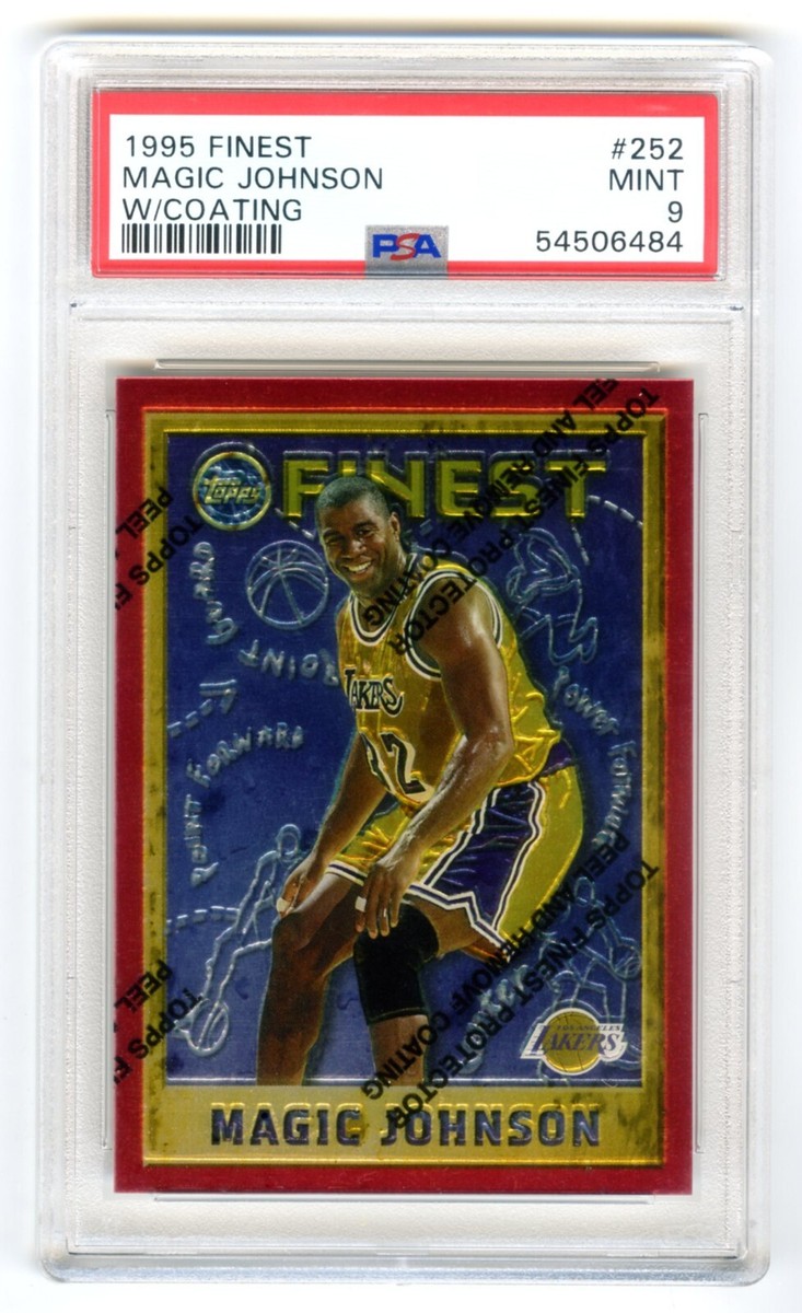 Topps Magic Johnson Basketball 1995-96 Season Sports Trading Topps Magic Johnson Basketball 1995-96 Season Sports Trading