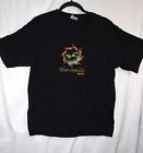 T Shirt Manzanillo Mexico Mens Large Blackembroidered Sunset Rope Ocean