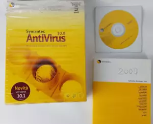 Symantec Antivirus 10.0 10.1 2007 Disque Original Manuel Logiciel Windows XP - Photo 1/1