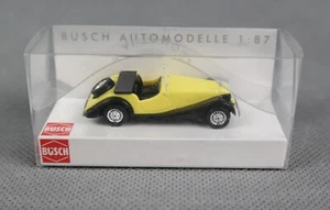 BUSCH 47144 (H0,1:87) Morgan Plus 8 - amarillo - ¡NUEVO! - Imagen 1 de 5