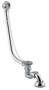 Badewannen Ablaufgarnitur RETRO 1200 CHROM, BRONZE oder GOLD Made In Italy** - Bild 1 von 5