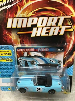 Johnny Lightning Street Freaks 1963 MGB - importación azul cielo térmico Foto 1 de 4