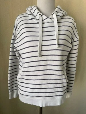 Sudadera con capucha a rayas blancas/azules ROXY Foto 1 de 4