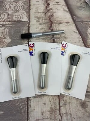 3-Pack New Sealed NYC New York Color Deluxe Powder Brush - Bonus Gift - Image 1 of 4