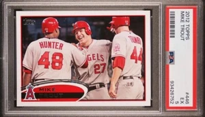 Mike Trout 2012 Topps 446 PSA ANGELS GOAT ⚡️3 VECES MVP - Imagen 1 de 2