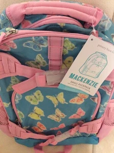 Mochila pequeña Mackenzie Pottery Barn Kids brillante rosa agua mariposa ¡nueva con etiquetas! - Imagen 1 de 1