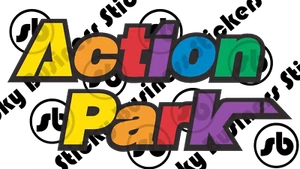 Action Park Sticker Vernon New Jersey Amusement Park 5 inch Vinyl Sticker - Bild 1 von 3