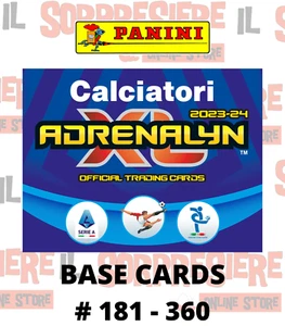 PANINI ADRENALYN XL CALCIATORI 2023-24 2024 BASE CARDS A SCELTA # 181 - 360 - Picture 1 of 47