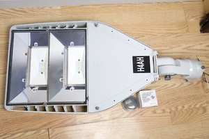 GE Evolve Led Parking Lot Area Flood Light ansi 7 pin rcpt t  3" Pole Mount - Picture 1 of 7