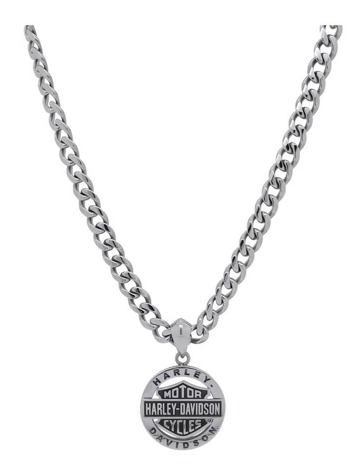Harley-Davidson  Stainless Steel Logo Pendant / Necklace 207 / HSN0041