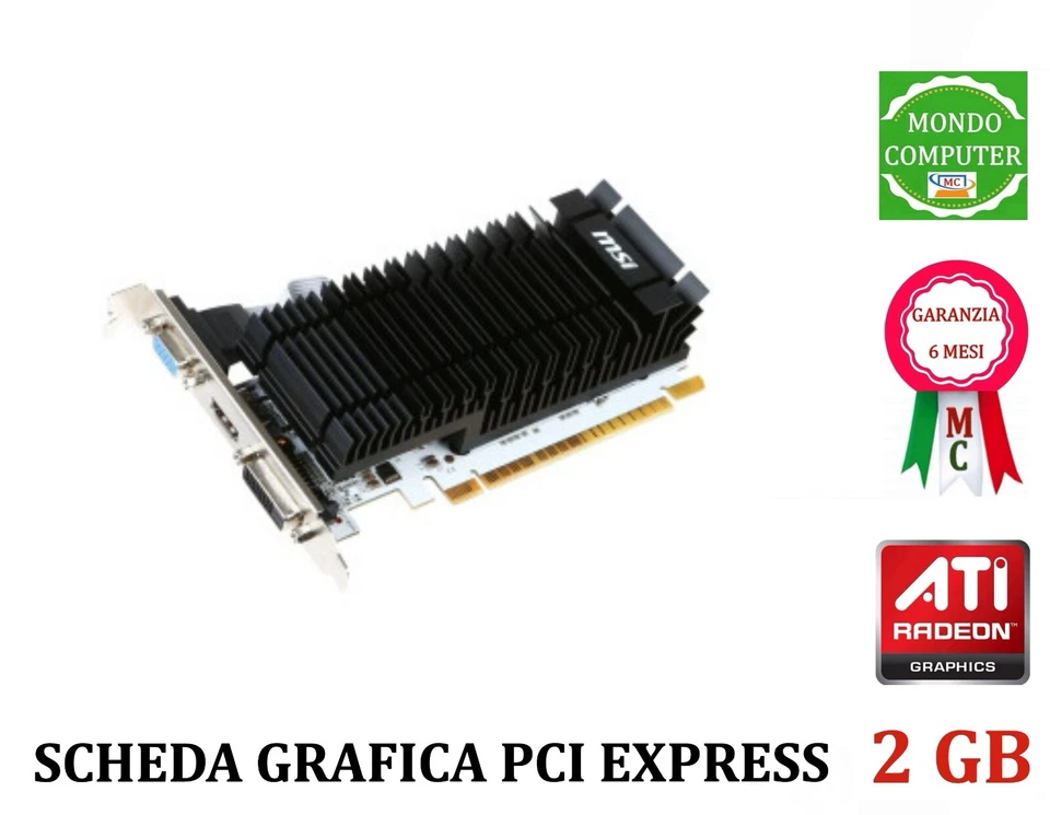 SCHEDA GRAFICA PCI EXPRESS 2 GB MSI N 730 K - Immagine 1 di 1