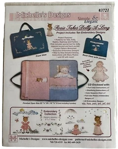 Michelle’s Designs Rosie Takes Dolly A-Long #3721 10 Embroidery Designs  CD - Picture 1 of 3