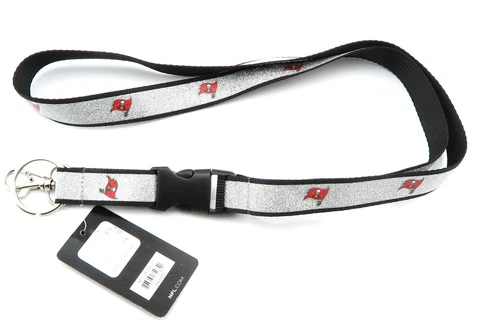 TAMPA BAY BUCCANEERS NFL Football Official Licensed Sparkle Lanyard Key Chain Cover