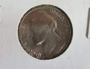 1947-S Jefferson BU Níquel Bonita Moneda de Rollo (1 Moneda) Envío Combinado Gratis - Imagen 1 de 2