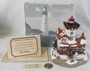 Harbour Lights "Hereford Inlet" Lighthouse #710, New Jersey, 2000 Christmas Ed. - Picture 1 of 11