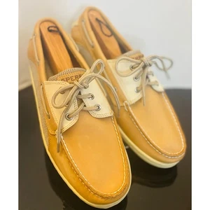 Sperry Billfish 3-Eye Leather Boat Shoe Men’s Dize 10.5 Wide - Picture 1 of 10