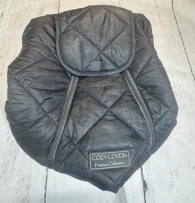 Cozy Cover Infant Carrier Car Seat Cover Gray Insulated Baby Carrier Car Seat - Image 1 of 4