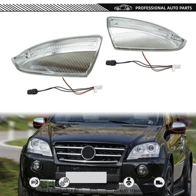 For Benz X164 GL550 GL450 GL350 Pair Door Side Mirror Turn Signal Lamp Light - Imagem 1 de 4