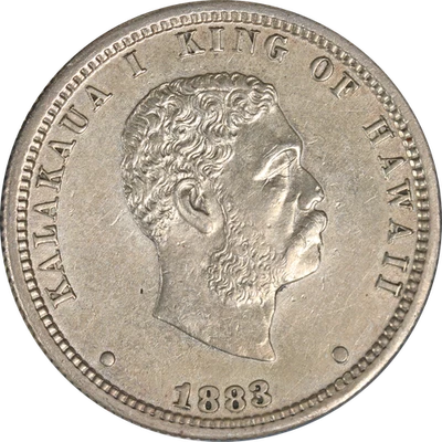 1883 Hawaiian Commemorative Quarter - Image 1 of 2