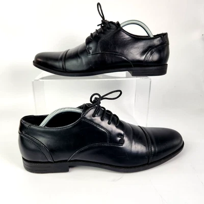 Beckett Oxford Shoes Black Leather Mens UK 10 - Image 1 of 4