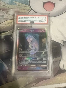 Mewtwo GX 78/73 Shiny Holo Secret Rare Shining Legends Full Art Pokemon Card - Picture 1 of 2