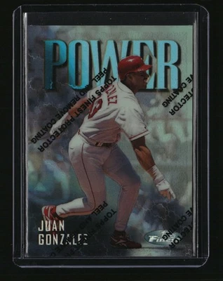 1997 Finest #150 Juan Gonzalez Refractors - Image 1 of 2