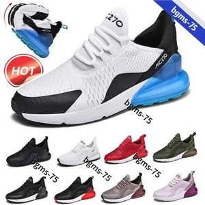Trainers 270 Men Women Running Shoes AirMaXs sneakers Triple Trainers Sports UK - Picture 1 of 32