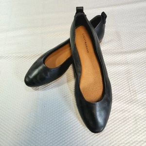 Zapatos planos de ballet Lucky Brand para mujer 10 M negros sin cordones excelente forma - Imagen 1 de 5