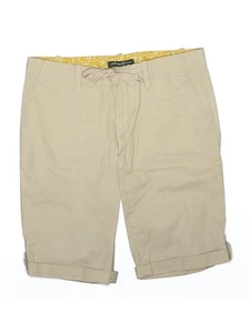 Eddie Bauer Women Yellow Khaki Shorts 2 Tall - Picture 1 of 2