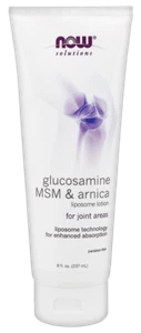 Now Foods, Glucosamine, MSM & Arnica Liposome Lotion, 8 fl.oz (09/26) - Picture 1 of 1