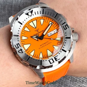 Reloj Monster Diver Hombre Automático NH36A Día/Fecha Zafiro Impermeable Luminoso - Imagen 1 de 46