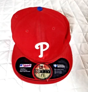 Philadelphia Phillies Baseball Cap Mütze 59FIFTY 7 3/4 New Era MLB rot Baseball - Bild 1 von 6